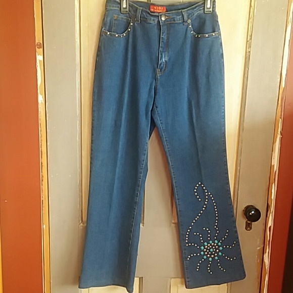 Denim - Not Your Daughter's Jeans With Turquoise Studs